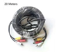 Câble d'extension 3 en 1 pour vidéo et audio, connecteur BNC + RCA + DC, 5 m/10 m/15 m/20 m, pour vidéosurveillance