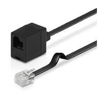 Câble d'extension 300cm compatible avec Thrustmaster volant et pédales, connecteur RJ12 DEC 6P6C avec câble et prise, rallonge volant-pédalier (Plug & Play)