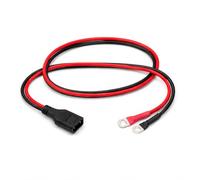 Câble d'extension 50 A 8 AWG PPS certifié UL, compatible avec EcoFlow Delta 2/3 Series et Wave 3, faisceau de batterie à borne à anneau pour LiFePO4 51,2 V