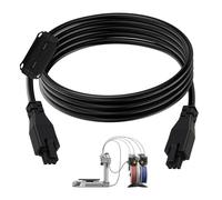 Câble d'extension 6 broches 1,5 m compatible avec Bambu Lab X1/P1 Series, noyau en cuivre 22 AWG avec anneau magnétique AMS pour imprimante 3D P1P/P1S/X1C/X1/X1E (pas pour série A1)