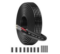 Câble d'Extension 8 Mètres 16 AWG 2x1,5mm² | Fil Cuivre Étamé Multibrins Sans Oxygène UL2464 | Tension 5V/12V/24V/300V | Pour Éclairage LED, Projets Auto et Bateau