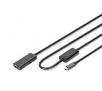 Câble d'extension actif, USB 3.2 5Gbps, USB-C - USB-A, 10m
