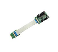 Câble D'Extension Adaptateur ASM1064 M.2 Wi-Fi Vers 4 3.0, Compatible Noir et Blanc pour Synology