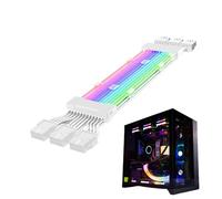 Câble D'extension - ARGB 24 Broches, Câble d'alimentation Synchronisé, Fil À Effet Lumineux avec Construction en PVC Et Cuivre Étamé | Kit De Câbles pour Modification PC, Poste De Travail De