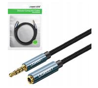 Câble d'extension audio AUX UGREEN AV118, prise jack 3,5 mm, 2 m (noir)
