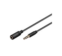 Câble d'extension audio Goobay 97111 0,5 m Noir