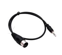 Câble d'extension audio jack stéréo mâle 3,5 mm vers DIN 5 broches MIDI mâle 0,5/1,5/3 m for adaptateur de microphone(3m)