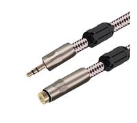 Câble d'extension Audio Mini Jack 3,5 mm mâle vers Femelle for téléphone, Casque, Haut-Parleur stéréo de Voiture 3,5 mm vers 3,5 mm OFC 75 cm 1 m 2 m(White Straight Type,8m)