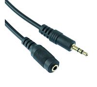 Câble d'extension audio stéréo 3,5 mm pour casque audio 1 m