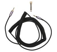Câble d'extension avec embouts plaqués or, fonction de réduction du bruit, câble audio spiralé extensible et extensible, câble à