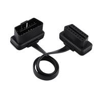 Câble d'Extension, Câble d'Extension OBD Voiture Auto 16 Broches M à Fem Câble d'Extension Diagnostic A 60 Cm 24i Longueur Câble d'Extension d'Extension OBD Câble
