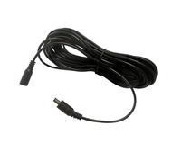 Câble d'extension CC de 1 m, 2 m, 3 m, 5 m et 10 m, avec connecteurs mâle et femelle 2,1 mm x 5,5 mm et fil noir, utilisé for un adaptateur secteur 12 V ou une bande LED.(1M)