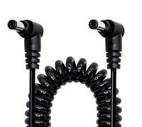 Câble d'extension CC YACSEJAO 12 V CC coudé en spirale 5,5 x 2,1 mm, pour caméras de surveillance CCTV, caméras réseau IP, DVR et autres appareils