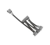 Câble d'extension d'alimentation 15 broches mâle vers 3/4/5/6 Big 4 broches femelle pour disque dur PC