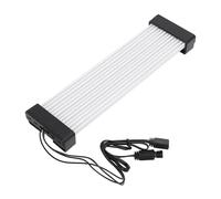Câble d'extension d'alimentation, câble GPU RVB PC 24 Broches à 24 Broches, Bande ARGB adressable en Silicone, synchronisation ARGB 5 V, câble d'alimentation de la Carte mère