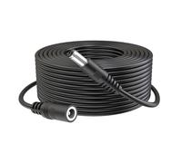 Câble d'extension d'alimentation CC 5,5 x 2,1 mm pour caméra de sécurité et moniteur avec revêtement en PVC durable Cordon d'alimentation 100 cm/200 cm