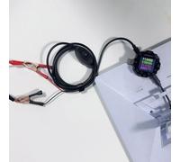 Câble d'extension d'alimentation CC blindé à 2 conducteurs 14 AWG pour Mini - 1 m/2 m/faisceau de câblage gris, compatible bricolage, évalué -50 °C, industriel-G (2 m)