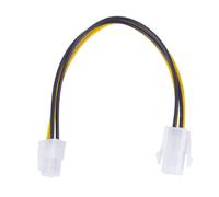 Câble d'extension d'alimentation CPU 20 cm/8 pouces 12 V 4 broches mâle vers P4 femelle