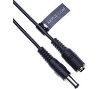 Câble d'extension d'alimentation DC 2.1mm / 5.5mm Mâle à Prise Femelle Connecteur 3m Adaptateur de Cordon CCTV Compatible avec CCTV Security Camera, IP Camera, DVR Standalone, LED Strip, Moniteurs