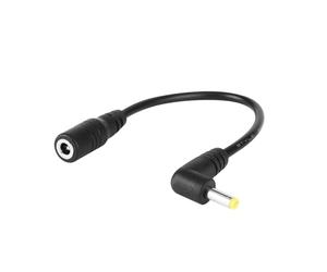 Câble d'extension d'alimentation DC4017 - Fiche coudée mâle vers femelle - 4,0 mm x 1,7 mm - Pour batterie, Echo Dot, Echo Show, PSP, Blu-ray, imprimante, routeur, commutateurs, bandes LED, solaire