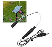 Câble D'extension D'alimentation de Panneau Solaire de 3,3 Pieds à 13,1 Pieds, Câble D'extension CC, Rallonge pour Caméras Solaires Photovoltaïques à LED (4m / 13.1ft)