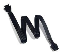 Câble d'extension d'alimentation EPS 8 broches ATX CPU femelle vers 8(4+4) mâle EPS-12V pour carte mère, 80 cm