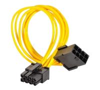 Câble d'extension d'alimentation PCI-E for faisceau de câbles PCI 8 pouces 20cm 18 AWG 8 broches for carte vidéo