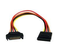 StarTech Câble d'extension d'alimentation SATA SATAPOWEXT8 15 broches 20 cm Rouge