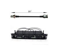 Câble D'Extension D'Antenne de Microphone Sans Fil de 2 Pieds avec Connecteur BNC, Lot de 6 pour Systèmes de Montage en Rack