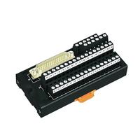 Câble d'extension DB44 avec numéro d'identification Module d'interface de montage sur rail DIN DB44 D-Sub(HL-FX-DB44M-TB)