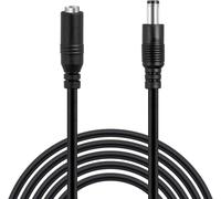 Câble d'extension DC de 3m Compatible avec Eufy Homebase 3 & 2, Yealink, Snom, Fanvil, Grandstream IP Téléphone Alimentation Chargeur Rallonge (5,5 x 2,1mm 5V 12V 2,5A)