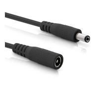 Câble d'extension DC - INLINE - 26801B - Fiche 5,5x2,1 mm - 1 m - Mâle/Femelle