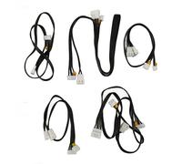 Câble d'extension de commutateur de fin de course, axe X Y Z E, lignes d'extension de moteur pas à pas en PVC Plug and Play pour imprimante 3D Ender 5, 5 pièces