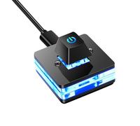 Câble d'extension de commutation d'alimentation de bureau avec câble d'éclairage LED pour un accès facile à la gestion de l'alimentation du PC