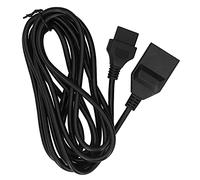 Câble D'extension de Contrôleur de Rallonge de Manette de Jeu 15 Broches avec Une Expérience Gratuite et Confortable, Haute Performance, pour SNK Neo Geo AES/CD(Noir)