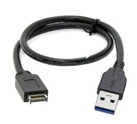 Câble d'extension de données USB 3.1 type a mâle, 50cm, en tête du panneau avant vers USB 3.0
