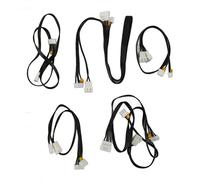 Câble d'extension de fin de course Klanata 5 pièces pour imprimante 3D Ender 5, Ender 5 Pro, Ender 5 Plus - Câbles d'extension de moteur pas à pas pour axe X, Y, Z et E - Plug and