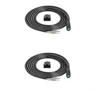 Câble d'extension de jeu pour scooter Kugoo M2 | 5 broches femelle vers mâle, installation et jeu, corrige les erreurs du tableau de bord, boîtier ABS noir, longueur 80 cm