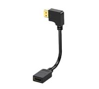 Câble d'extension de ligne vidéo HDTV 4K mâle vers femelle pour ordinateur portable HDTV et adaptateur mâle vers femelle plus efficace