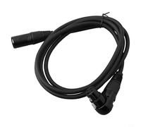 Câble d'extension de micro XLR, cordon de raccordement pour microphone équilibré, largement compatible, transmission audio sans bruit et claire (1,8 m)