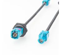 Câble d'extension de montage de panneau HSD Z Code 20 cm Rosenberger D4S10A-1D5A5-Z vers D4K10A-1D5A5-Z Câble de données LVDS haute vitesse pour montage sur châssis pour système d'infodivertissement
