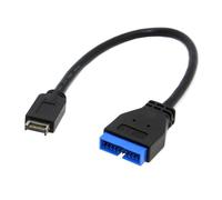 Câble D'Extension De Panneau Avant À Usb 3.1, 20 Broches, 20cm, Pour Carte Mère Asus