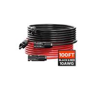 Câble d'Extension de Panneau Solaire 3048cm 10AWG Avec Connecteurs Femelles et Mâles
