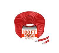 Câble d'Extension de Panneau Solaire 3048cm Calibre du Fil 10AWG Etanche IP67 Rouge