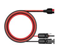 Câble d'extension de panneau solaire actuel 10 AWG fil de cuivre 50 A 600 V pour centrales électriques, générateurs solaires, adaptateurs de panneau