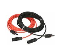 Cable d'extension de panneau solaire avec connecteur MC4, paire rouge + noire, 14AWG 4 metres