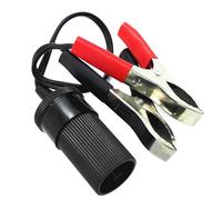 Câble D'extension de Pince de Batterie, Prise Allume-cigare vers Pinces de Batterie, Pince de Borne de Batterie 12V sur Prise Allume-cigare, Adaptateur Femelle, Rallonge