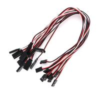 Câble D'Extension De Servo, 30cm, 10 Pièces, Pour Rc Futaba Jr Mâle À Femelle