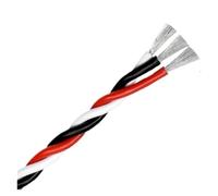 Câble d'extension de servomoteur 1/3/5/10/20/50m, 3 pièces, Fil torsadé 22awg 26awg, Cordon en cuivre for Accessoires modèle(Black Red White,3m 26AWG)