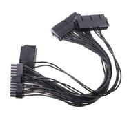 Câble D'extension De Synchronisation D'alimentation 24 Broches, 20 + 4 Broches, Adaptateur D'alimentation Psu Atx Triple 18awg, Fil Pour Le Minage